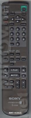 RMT-V181G пульт для видеомагнитофона SONY SLV-E410EE и других