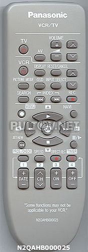 N2QAHB000025 пульт для видеомагнитофона Panasonic