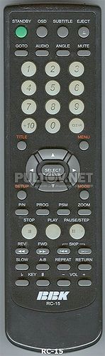 RC-15 пульт для DVD-плеера BBK 