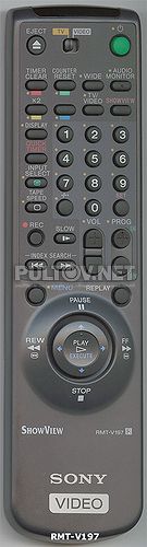 RMT-V197 пульт для видеомагнитофона Sony 