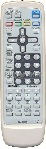 RM-C1281 [TV]неригинальный пульт ДУ (ПДУ)