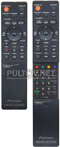 VXX3222 оригинальный пульт для HDD/DVD-рекордера PIONEER DVR-550H-S и других
