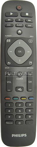 398GR8BDENTPHT, HT: 14-10-20 пульт для телевизора Philips 32PFL5708/F7 и др.
