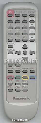 EUR646925 пульт для телевизора Panasonic