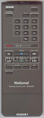 VEQ0687 пульт для видеомагнитофона Panasonic