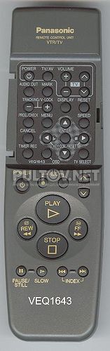 VEQ1576 пульт для видеомагнитофона Panasonic VCR-NV-SD350AM и др.