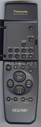 VEQ1681 пульт для видеомагнитофона Panasonic 