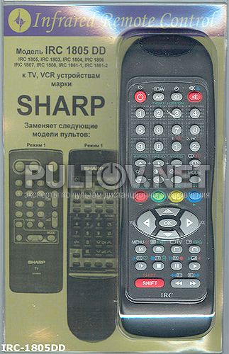 заменяющий IRC-1805DD [Sharp TV, VCR]