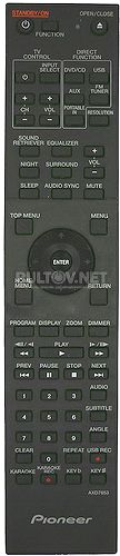 AXD7653 пульт для домашнего кинотеатра Pioneer DCS-424K