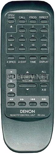 RC-266, 3990360019 пульт для CD-плеера Denon DCD-435 и других