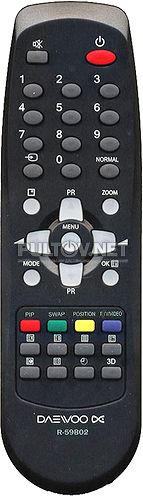 R-59B02 пульт для телевизора DAEWOO KR-29S8