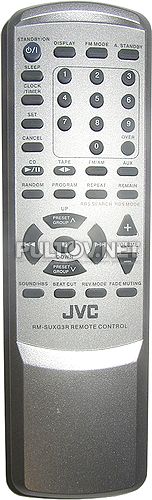 RM-SUXG3R пульт для музыкального центра JVC UX-G3