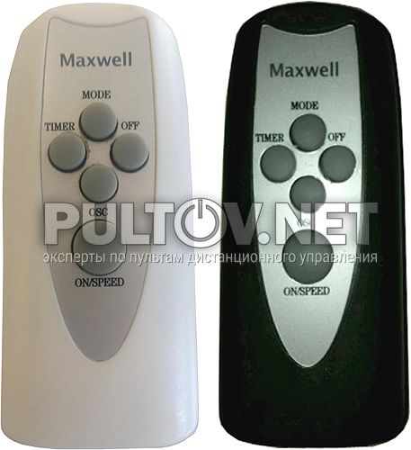 Maxwell MW-3504 BK пульт для напольного вентилятора  