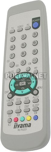 RC-PLE01 пульт для телевизора / монитора IIYAMA ProlLite c480t