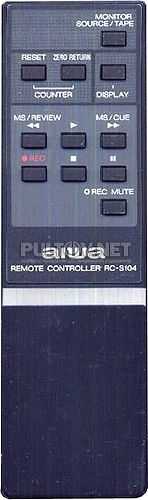 RC-S104 пульт для кассетного стерео магнитофона Aiwa AD-F810