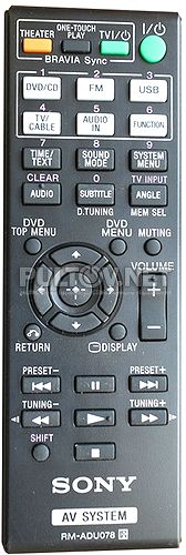 RM-ADU078 оригинальный пульт для домашнего кинотеатра Sony DAV-DZ170