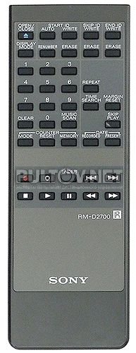 RM-D2700 пульт для DAT-рекордера Sony PCM-2700A 