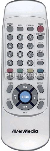 RM-EB пульт для TV-тюнеров AVERMEDIA BOX 5 и BOX 9 Live и других