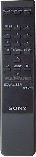 RM-J711 пульт для эквалайзера Sony SEQ-711