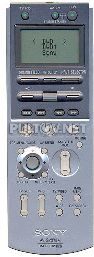 RM-LJ312 оригинальный пульт для AV-ресивера 7.1 Sony STR-DA5000ES