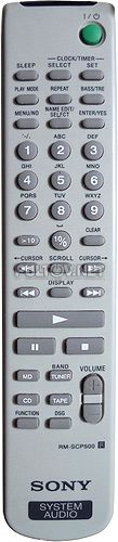 RM-SCP500 пульт для музыкального центра Sony CMT-CP500MD