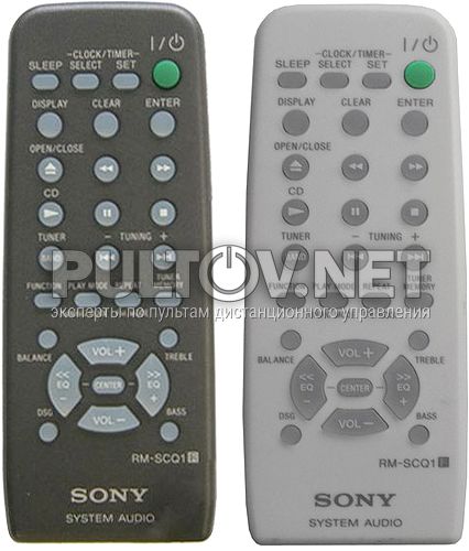 RM-SCQ1 пульт для музыкального центра Sony CMT-SE1 (HCD-SE1)