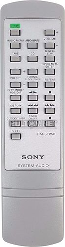 RM-SEP50 пульт для музыкального центра Sony CMT-EP50LIV