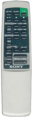 RM-SG8 пульт для музыкального центра Sony MHC-DX2 и др.