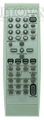 RM-SUXG50A пульт для CD , USB и радио музыкального центра UX-G50 (CA-UXG50 + колонки SP-UXG50) 