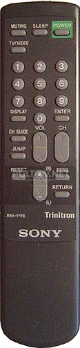 RM-Y116 пульт для телевизора SONY KV-9PT60 и других