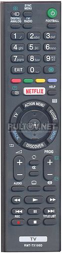 RMT-TX100D неоригиальный пульт для телевизора Sony KDL-43W755C и др.