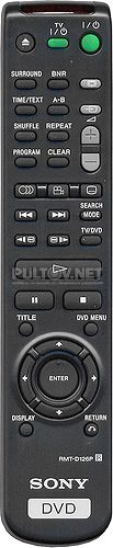 RMT-D126P пульт для DVD-плеера SONY DVP-NS300 