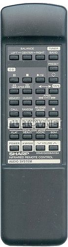 RRMCG0008AWSA пульт для музыкального центра Sharp CD-S6470