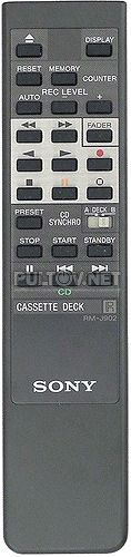 RM-J902 пульт для кассетной деки SONY TC-WR545 и других
