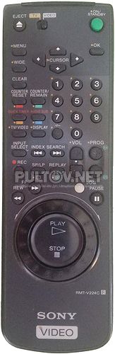 RMT-V244C пульт для видеомагнитофона Sony SLV-E580 и др.