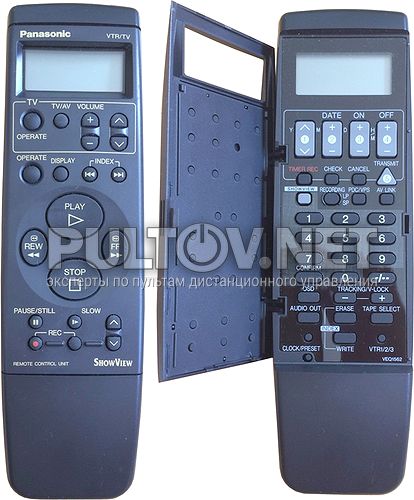 VEQ1562 пульт для видеомагнитофона Panasonic NV-HS800EE