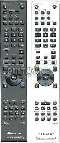 VXX3288, VXX3289 оригинальный пульт для DVD-рекордера Pioneer DVR-660H-K