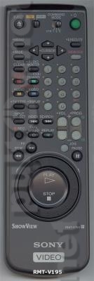RMT-V195, SONY RMT-V195A, SONY RMT-V195D оригинальный пульт для видеомагнитофона