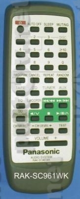 RAK-SC961WK пульт для музыкального центра Panasonic 