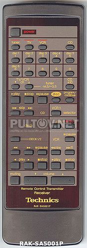 RAK-SA5001P [receiver]оригинальный пульт ДУ (ПДУ)