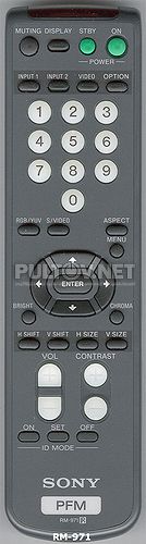RM-971 пульт для телевизора SONY  PFM-32C1 и других