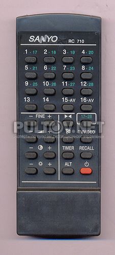 RC710 [TV]неоригинальный пульт ДУ (ПДУ)