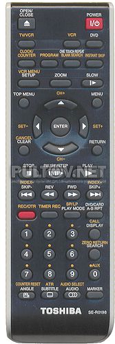 SE-R0198, SE-R0233 пульт для DVD/VHS-рекордера Toshiba SD-36VSR и других
