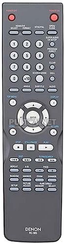 RC-985 пульт для DVD-плеера Denon