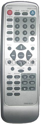 E6900-X032A оригинальный пульт для DVD-плеера ROLSEN RDV-510 и RDV-510M, LG E6900-X032A