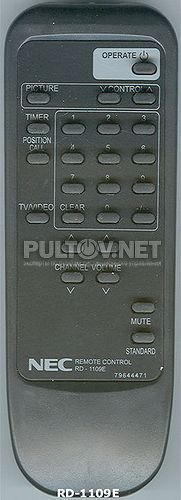 RD-1109E [TV]неоригинальный пульт ДУ (ПДУ)