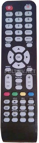 81LTV7101 (вариант 3) пульт для телевизора POLAR