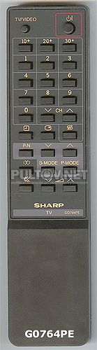 G0764PE НЕоригинальный пульт для телевизора SHARP CV-2131CK1 и других