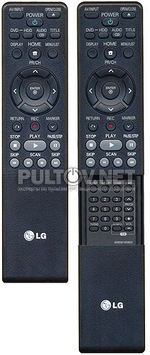 AKB36160903 пульт для DVD-рекордера LG HDR899