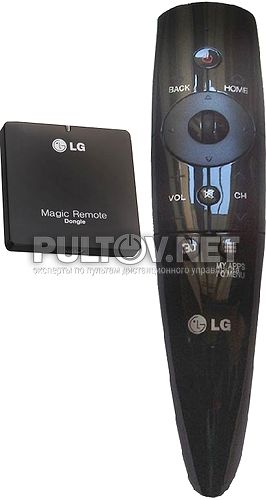 AN-MR300 Magic Motion пульт для телевизоров LG ( + АДАПТЕР LG Magic Remote Dongle) для моделей без встроенного в ТВ адаптера